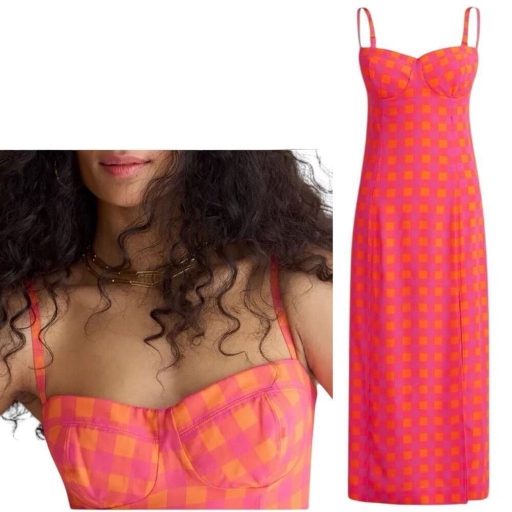 $248 J. Crew gingham collection invite dress. Size 12. New with tags. - Picture 2 of 4